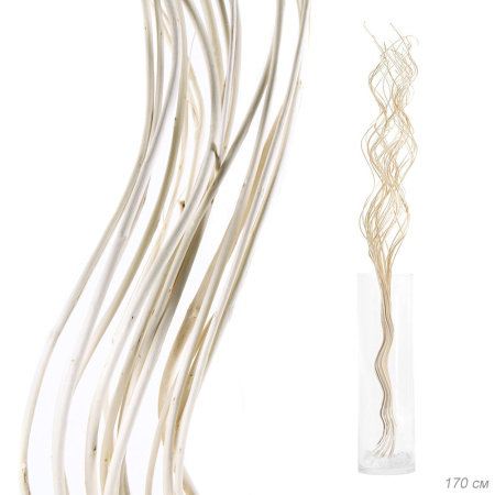 Сухоцвет набор 20 штук 170 см ветка белая /уп 200/