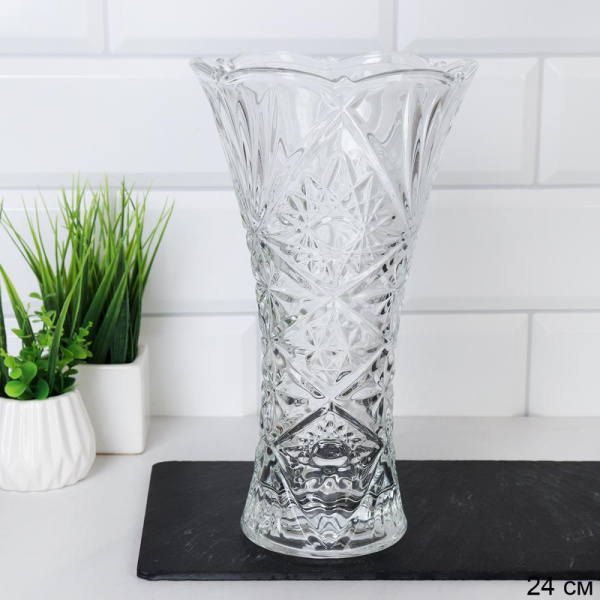 Ваза для цветов 24 см / 920TO/ZX925016 /уп 12/ (50)