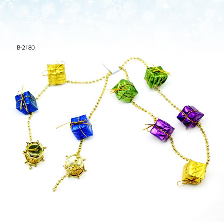 Бусы для елки Подарки / B-2180 /уп.530/