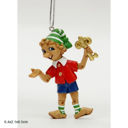 Украшение новогоднее подвесное  БУРАТИНО /42162