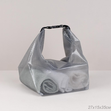 Косметичка органайзер водонепроницаемая 35x15x27 / XN-004GR /уп 100/серая