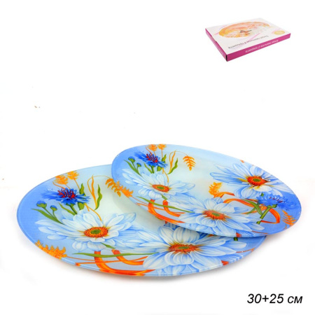 Блюдо овальное 2 предмета 30 и 25 см / 1033-Z620 /уп.12/