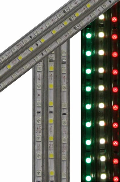 Лента светодиодная ST-5050/60-220v 6mm RED /уп.100/