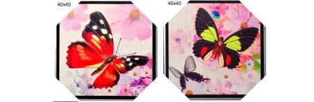 Картина-диптих 40x40 HA-7748  7750/2002B-012C/уп2/