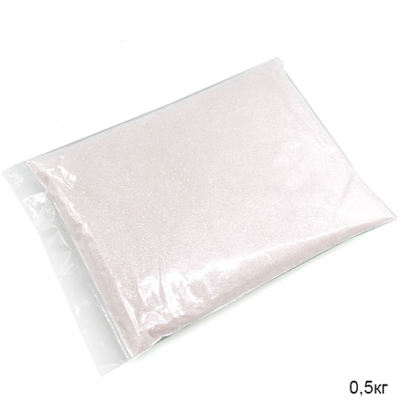 Глиттер белый / 556-1/96 /уп 20/ 500 г