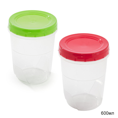 Банка для продуктов 0,6 л /С433 уп 32/