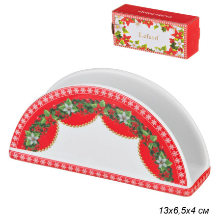 Салфетница 13х6,5х4 см / 69-2296 /уп 48/