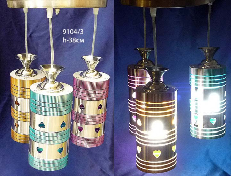 Светильник потолочный / 9104/3 /уп 1/