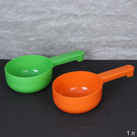 Ковш для воды овальный 1 л /уп 20/