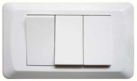 Выключатель Komiron HGBB-026/3 /уп.100/ IVORY