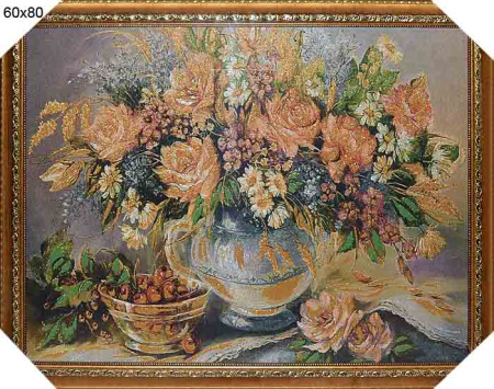 Картина гобелен 60х80 E088 /KS5018-3/золотая нить