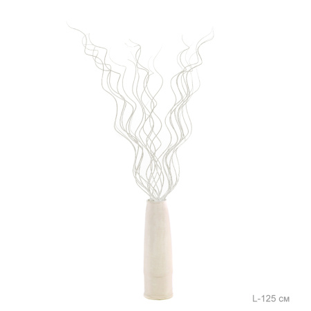 Сухоцвет набор 20 штук 120 см ветка белая / 120cm-W /уп 10/300/