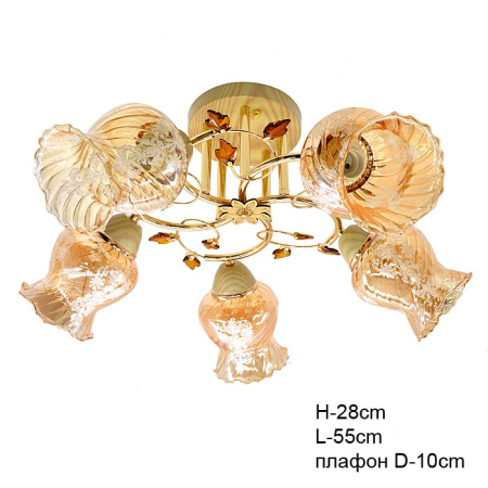 Люстра классическая / M5992-5 /уп 4/