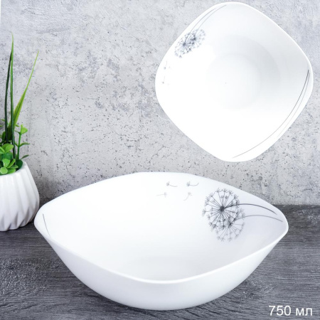 Салатник квадратный 750 мл 190 мм / LKSW75 (2028) /уп 36/