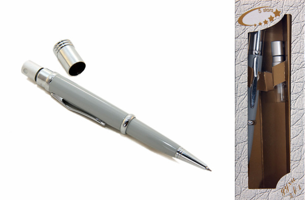 Ручка-духи Nina серая /уп.10/