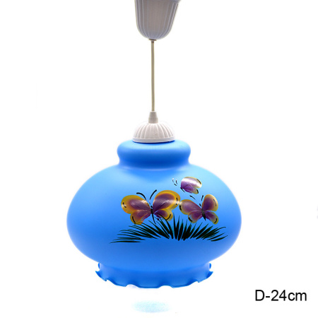 Светильник 20 голубые бобочки