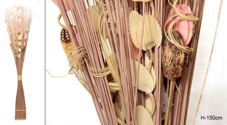 Композиция из сухоцв. h-1.5 м. 6723 /уп.8/