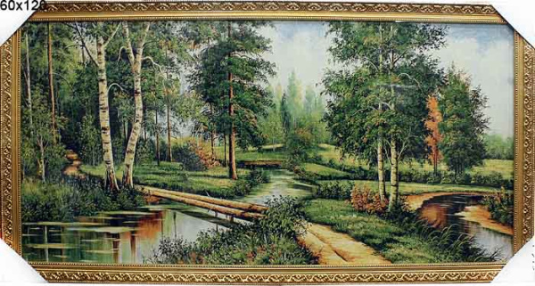 Картина-гобелен 60*120 F319/3088G/дер.