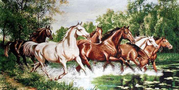 Гобелен полотно 40*80 M083