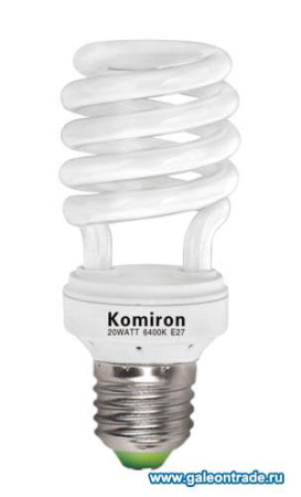 Лампа Half spiral LD-Z46/20W/2700K/E14 /уп.100/