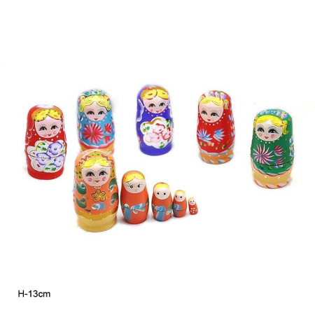 *Матрешка 5 штук / №3 /уп200/