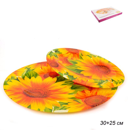 Блюдо овальное 2 предмета 30 и 25 см / 1033-Z085 /уп.12/