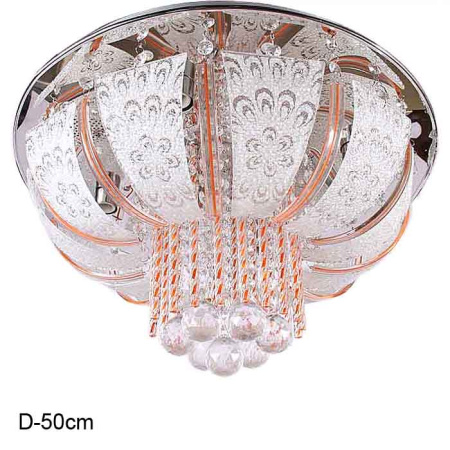 Люстра светодиодная с ПДУ 1297/500 E14 /уп.1/ WITH MUSIC