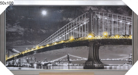 Постер в раме 50х100 Мост II/KS4720-2/