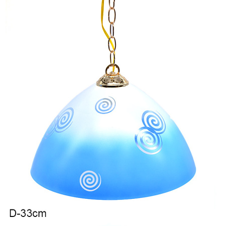 Светильник бело-голубая спираль крокус /уп2/
