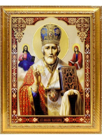 Икона  20x25 Николай Чудотворец печать/ KS2917-332/