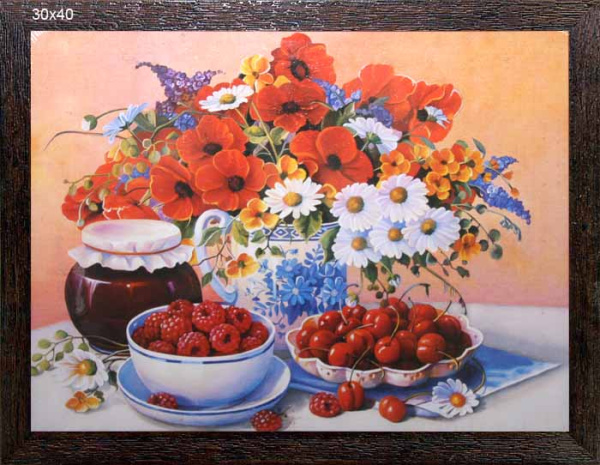 Репродукция картины 30х40 Малина / К757 /10044-4/