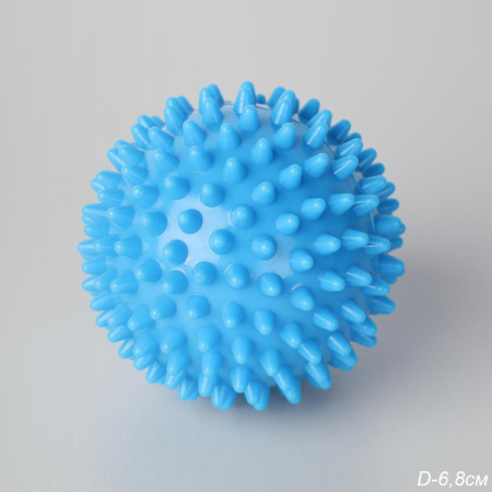 Мячик массажный Woohooo Energy Ball / 6,8см / синий /уп 135/