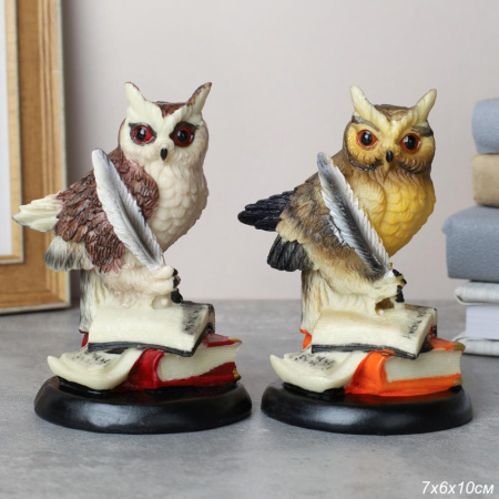 Фигурка Сова 10 см / 6007 /уп 2/72/