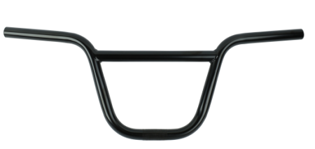 Руль стальной KRYPTON BMX, чёрный, диам.:31.8MM, W:600MM*1.4T, RISE:200MM./уп 25/