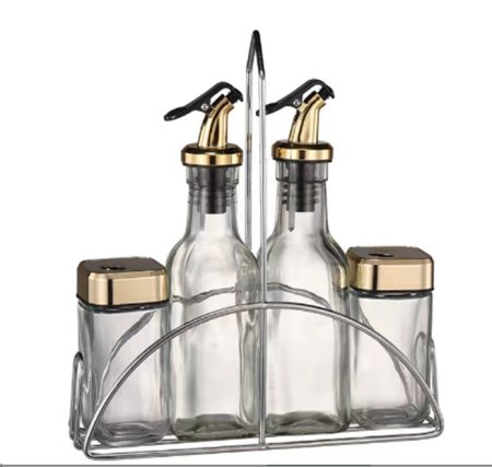 Набор для специй 4 предмета на подставке / TJ221-2 /уп 24/