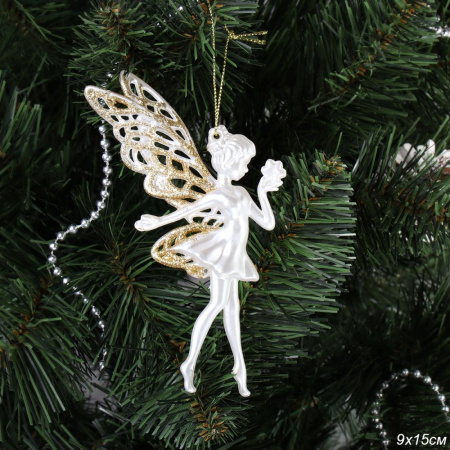 Новогоднее украшение Ангел 15 см / LC24Y-002 /уп 15/320/