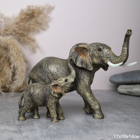 Фигурка Слоны 17х14 см / YX63028 /уп 16/