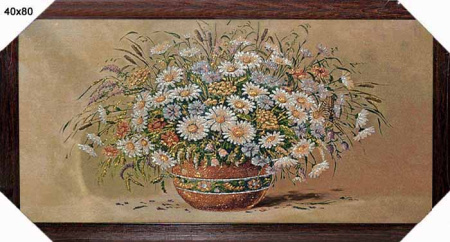 Картина гобелен 40х80 / M162/10028-2/золотая нить