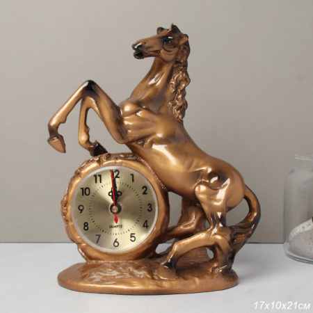 Часы-статуэтка Конь / 2402 /уп.24/