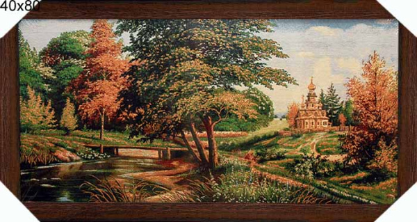 Картина-гобелен 40*80  F090/10028-2 /зол. нить