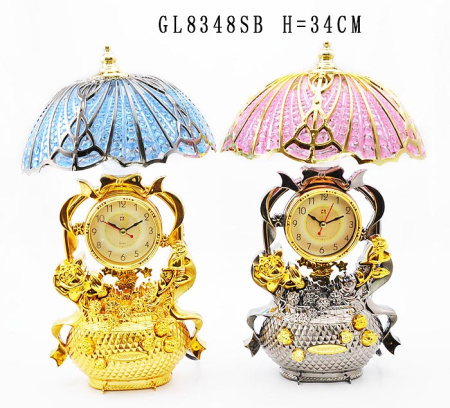 Настольный светильник и часы / GL8348SB /уп 36/