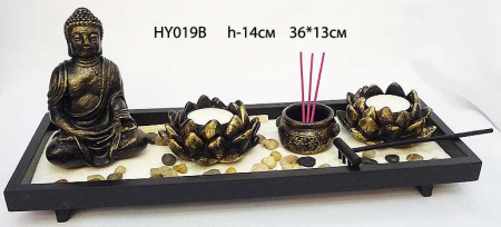 Набор Фен-шуй HY019B /уп.24/ Сад камней