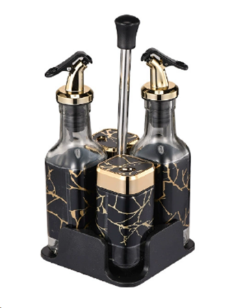 Набор для специй 4 предмета на подставке / T221-34 /уп 24/