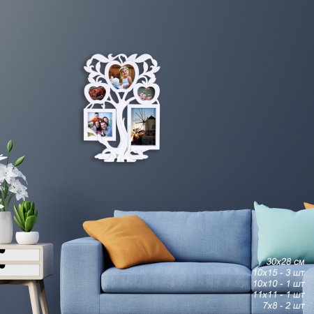 Фоторамка коллаж Дерево 30х28 см / PF507B /уп.24/