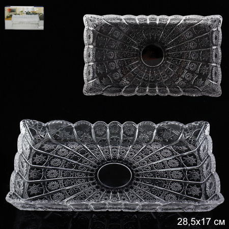 Блюдо прямоугольное 28 см для сервировки / D-55B /уп 12/ ШТУЧНО