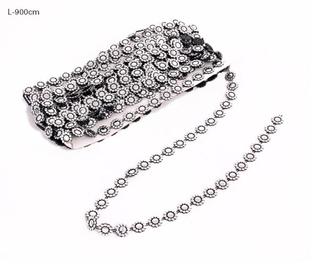 Лента со стразами S511-E3 /уп.80/