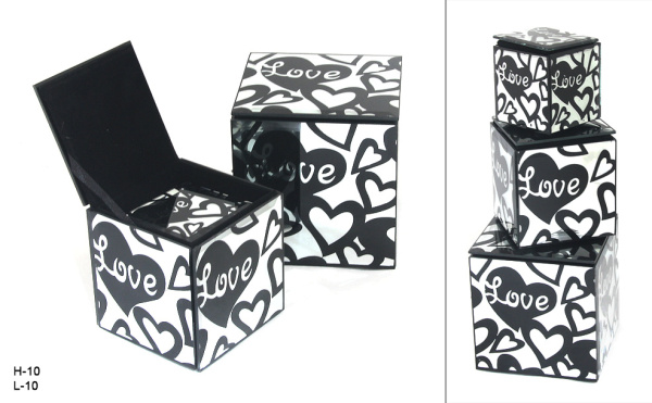 Набор шкатулок 2433-10 3 шт./уп.24/