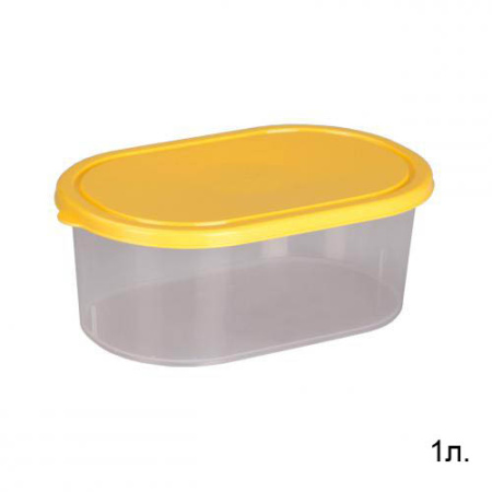 Контейнер для СВЧ 1 л / М5675 /уп 33/ овальный