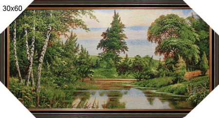Картина гобелен 30х60 Родные места / FJ082/343-225/