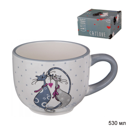 Бульоница 530 мл Cat`s Love / 230-044 /уп 36/